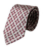 Dolce &amp; Gabbana Beige Lady Bug Print Silk Adjustable Men Tie