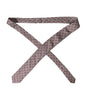 Dolce &amp; Gabbana Beige Lady Bug Print Silk Adjustable Men Tie