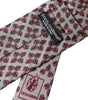 Dolce &amp; Gabbana Beige Lady Bug Print Silk Adjustable Men Tie
