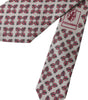 Dolce &amp; Gabbana Beige Lady Bug Print Silk Adjustable Men Tie