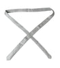 Dolce &amp; Gabbana Light Gray Polka Dot Silk Adjustable Men Tie