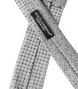 Dolce &amp; Gabbana Light Gray Polka Dot Silk Adjustable Men Tie