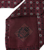 Dolce &amp; Gabbana Maroon Silk Branded Logo Adjustable Men Tie