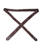 Dolce &amp; Gabbana Bordeaux Printed 100% Silk Adjustable Men Tie