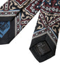 Dolce &amp; Gabbana Black Printed 100% Silk Adjustable Men Tie
