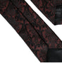 Dolce &amp; Gabbana Maroon Floral Fantasy Silk Adjustable Men Tie