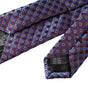 Dolce &amp; Gabbana Blue Purple Patterned Silk Adjustable Men Tie