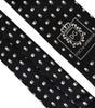 Dolce &amp; Gabbana Black Patterned 100%Silk Adjustable Tie