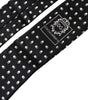 Dolce &amp; Gabbana Black Patterned 100%Silk Adjustable Tie