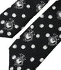 Dolce &amp; Gabbana Black Heart Polka Dot Adjustable Tie