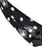 Dolce &amp; Gabbana Black Heart Polka Dot Adjustable Tie