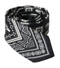 Dolce &amp; Gabbana Black Patterned 100%Silk Adjustable Tie