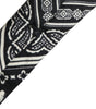 Dolce &amp; Gabbana Black Patterned 100%Silk Adjustable Tie