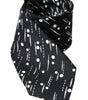Dolce &amp; Gabbana Black Dotted 100% Silk Adjustable Tie
