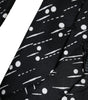 Dolce &amp; Gabbana Black Dotted 100% Silk Adjustable Tie
