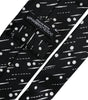Dolce &amp; Gabbana Black Dotted 100% Silk Adjustable Tie