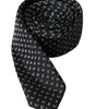 Dolce &amp; Gabbana Black Jacquard Patterned Silk Adjustable Men Tie