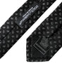 Dolce &amp; Gabbana Black Jacquard Patterned Silk Adjustable Men Tie