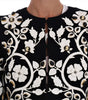 Dolce & Gabbana Black Baroque Floral Crystal Jacket