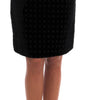 Dolce & Gabbana Baroque Embroidered Velvet Pencil Skirt