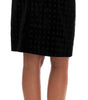Dolce & Gabbana Baroque Embroidered Velvet Pencil Skirt
