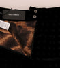 Dolce & Gabbana Baroque Embroidered Velvet Pencil Skirt