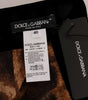 Dolce & Gabbana Baroque Embroidered Velvet Pencil Skirt