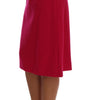 Dolce & Gabbana Elegant Pink Wool A-Line Knee-Length Skirt