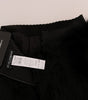 Dolce & Gabbana Elegant Black Fur Mini Shorts Hot Pants