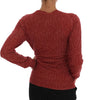 Dolce &amp; Gabbana Red Wool Cardigan Sweater
