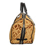 Dolce & Gabbana Beige Velvet Top Handle Shoulder Duffle Women Bag