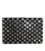 Dolce & Gabbana Black Velvet Crystal Clutch Evening Party Purse Bag