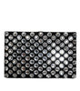Dolce & Gabbana Black Velvet Crystal Clutch Evening Party Purse Bag