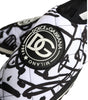 Sandales à logo matelassé noir et blanc Dolce &amp; Gabbana