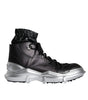 Dolce & Gabbana Black Nylon Galileo High Top Sneakers Shoes
