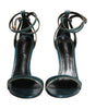 Sandales à talons Dolce &amp; Gabbana en cuir de veau vert foncé