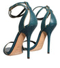 Sandales à talons Dolce &amp; Gabbana en cuir de veau vert foncé