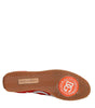 Dolce & Gabbana Red White Leather Logo Casual Sneakers Shoes
