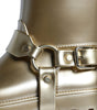 Dolce & Gabbana Metallic Gold Rubber PVC Rain Boots Shoes