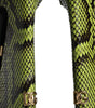 Dolce & Gabbana Green Exotic Leather Ankle Strap Heels Sandals Shoes