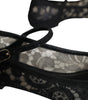 Dolce & Gabbana Black Taormina Lace Bellucci Flats Shoes