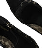 Dolce & Gabbana Black Taormina Lace Bellucci Flats Shoes