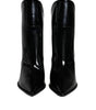 Dolce & Gabbana Black Patent Leather Pointed Ankle Boots Shoes