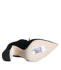 Dolce & Gabbana Black Jersey Stretch Ankle Booties Shoes
