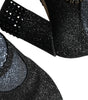 Dolce & Gabbana Black Crystal Mary Janes Booties Shoes