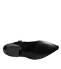 Dolce & Gabbana Black Gray Leopard Cowboy Boots Shoes