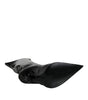 Dolce &amp; Gabbana Black Patent Leather Knee High Boots Shoes