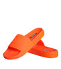 Sandales à enfiler en caoutchouc orange Dolce &amp; Gabbana, chaussures de plage