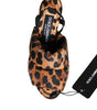 Dolce & Gabbana Brown Leopard Keira Slingback Sandals Shoes