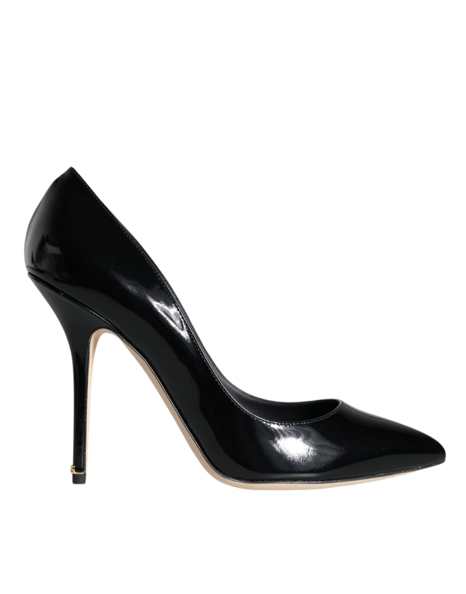 Escarpins Bellucci en cuir verni noir Dolce & Gabbana